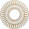 Ekena Millwork Cornelius Wood Fretwork Pierced Ceiling Medallion, Hickory, 22"OD x 8 1/8"ID x 3/8"T CMWP22X0375CRHI - alternate 1